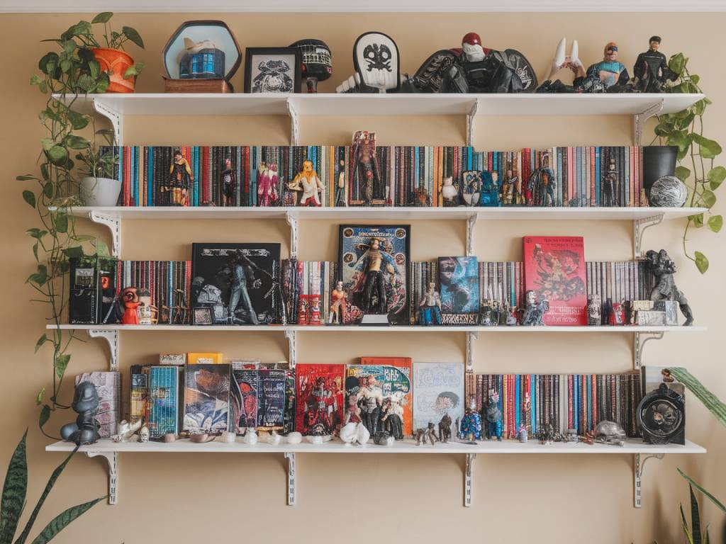 "Les meilleures étagères murales pour exposer vos figurines et objets de collection geek"